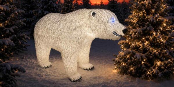 Giant-Polar-Bear-Walkabout