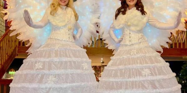 christmas-angel-stilt-walkers-venue
