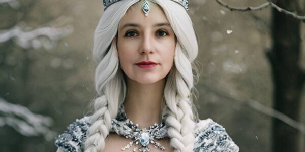 winter-ai-photo-booth-snow-queen-silver-gown