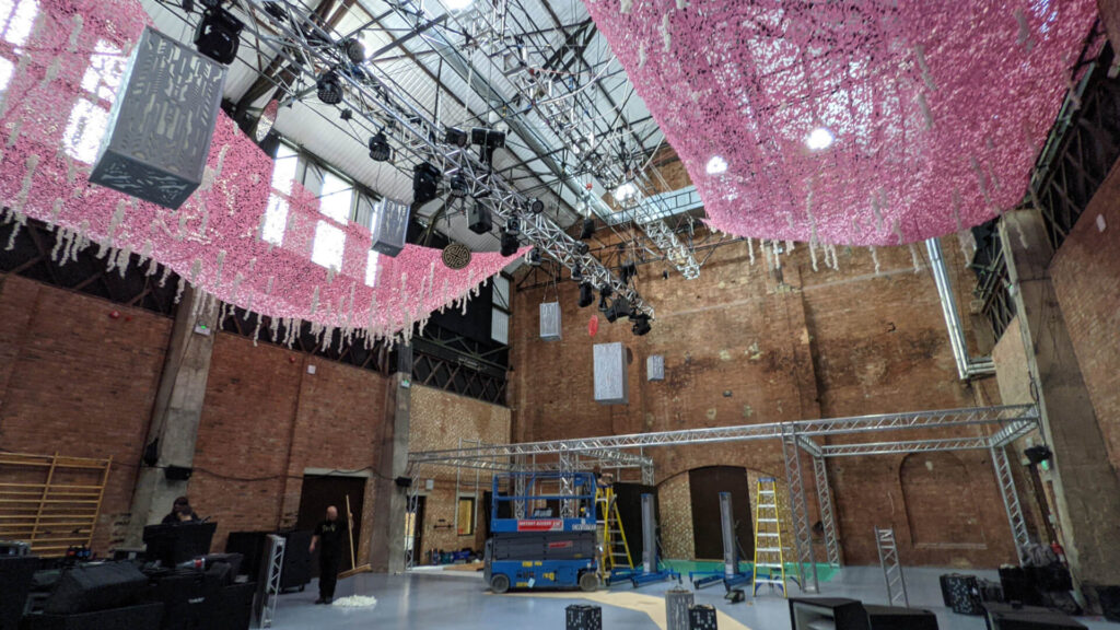Venue transformed with bespoke styling for the Sidemen XIX Vodka launch in Shoreditch
